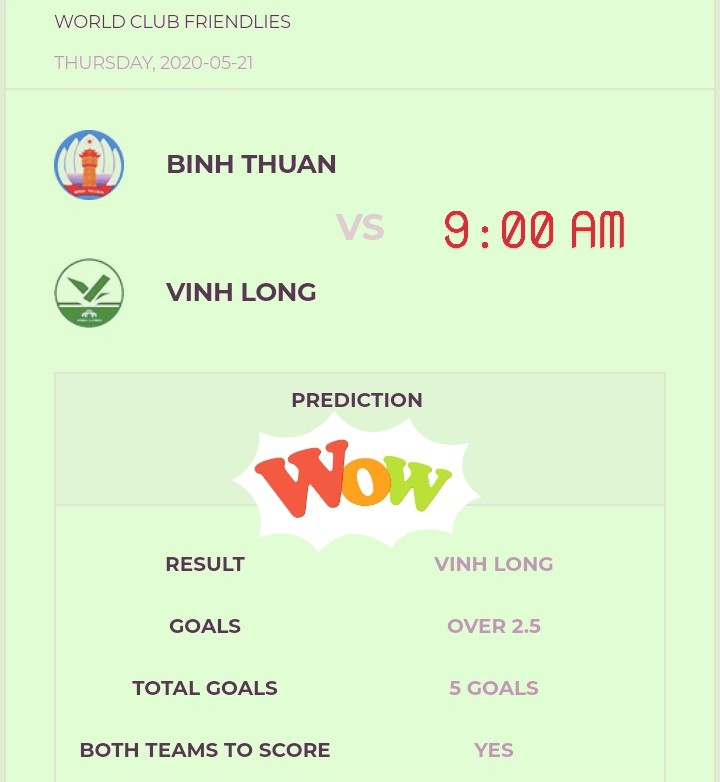 21/05/2020: Check Out Today’s Sports Prediction