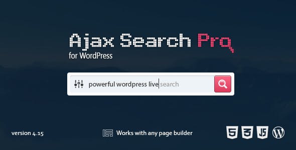 Ajax Search Pro 4.21.8 GPL – Live WordPress Search & Filter Plugin