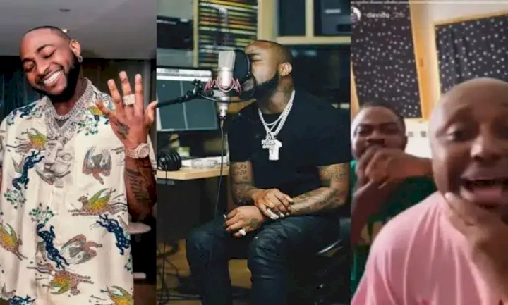 Fans eager as Davido shares snippet of new song (Video)