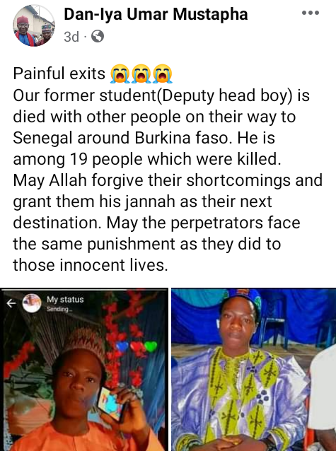 Sad!!16 Nigerians killed in Burkina Faso