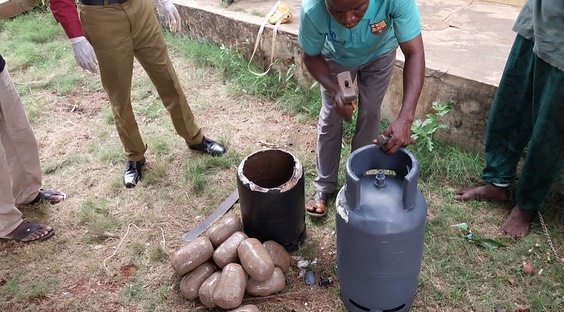 NDLEA agents seize narcotics hidden in freezers and gas cylinders (photos/videos)