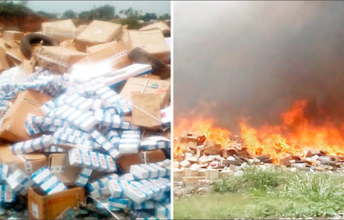 NAFDAC Destroys Counterfeit and Expired Goods Valued at N500m in Abuja