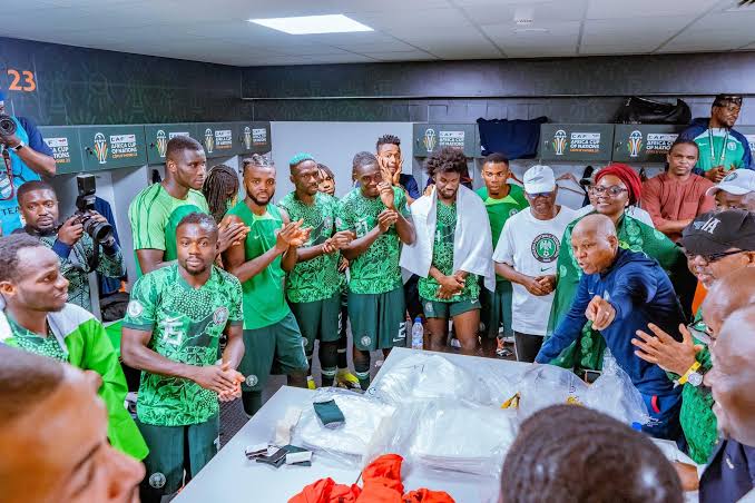 Super Eagles Receive Praise from Shettima After AFCON 2023 Final, Promised Player Rewards